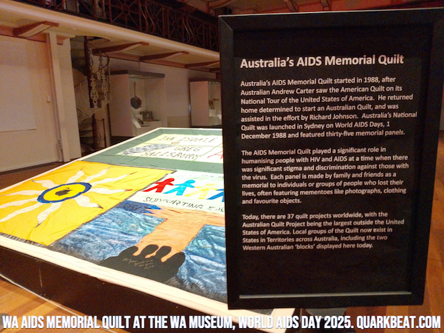 WA AIDS Memorial Quilt at the WA Museum 2025
